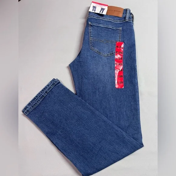 Luck Brand Mid Rise Straight Leg Jeans 8/29 NWT - Picture 4 of 4
